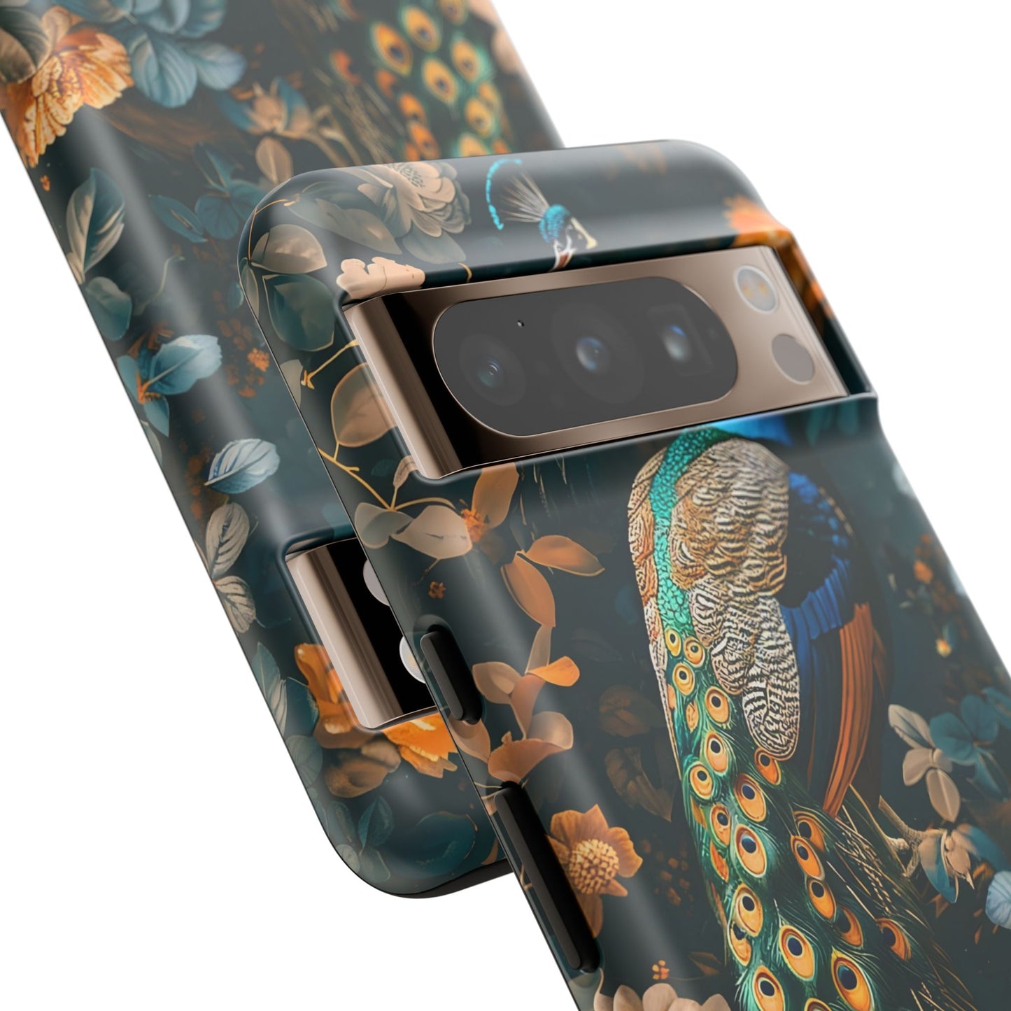 Peacock Phone Case - Elegant Floral Design, Tough Case for Protection, Unique Gift for Nature Lovers, Stylish Accessory, Eco-Friendly