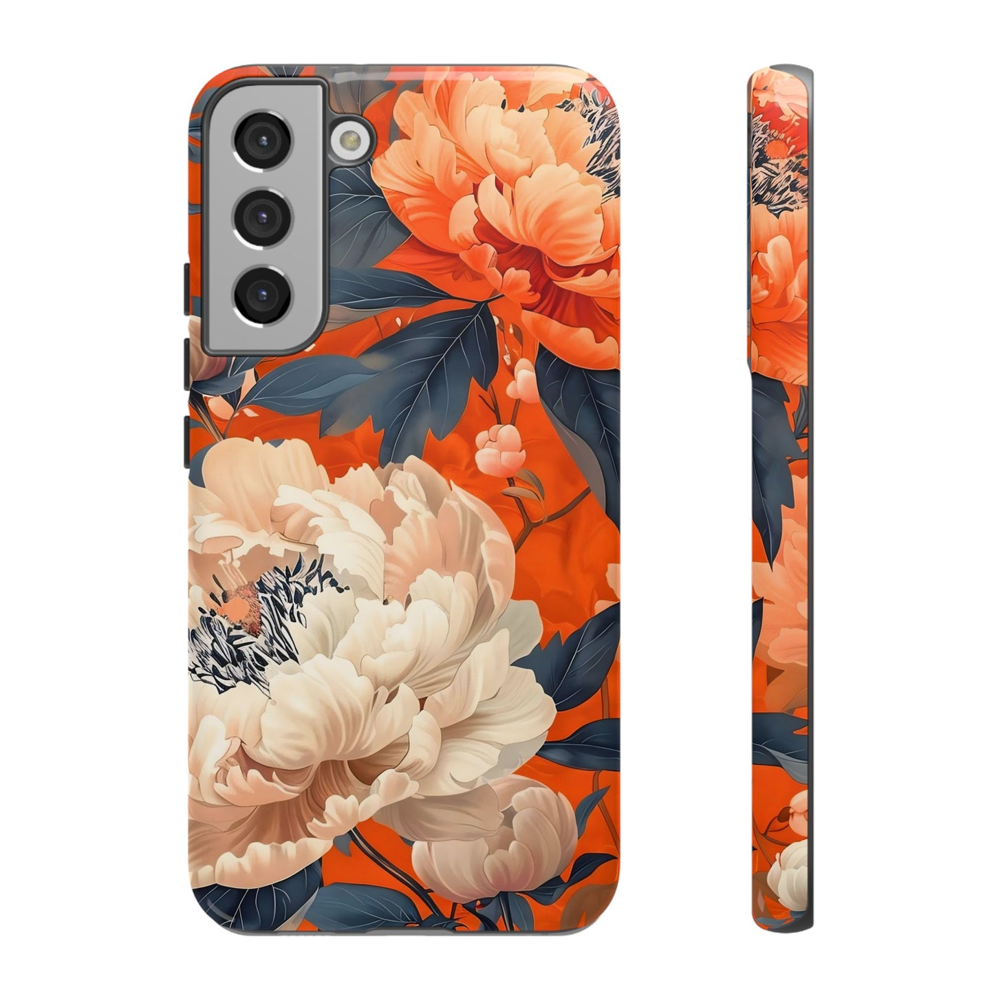 Floral Tough Case, Durable Floral Phone Case, Stylish Protection Case, Gift for Her, Spring Accessories, Mother’s Day Gift