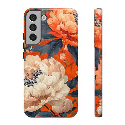 Floral Tough Case, Durable Floral Phone Case, Stylish Protection Case, Gift for Her, Spring Accessories, Mother’s Day Gift