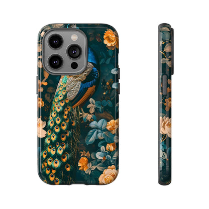 Peacock Phone Case - Elegant Floral Design, Tough Case for Protection, Unique Gift for Nature Lovers, Stylish Accessory, Eco-Friendly