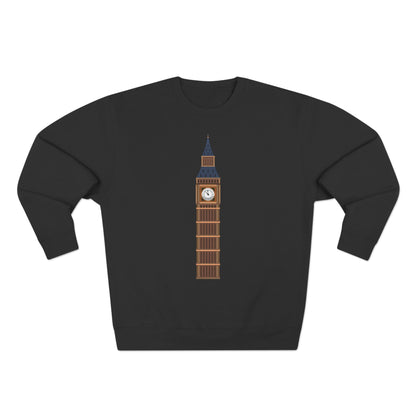 Unisex Crewneck Sweatshirt - Iconic Big Ben Clock Tower