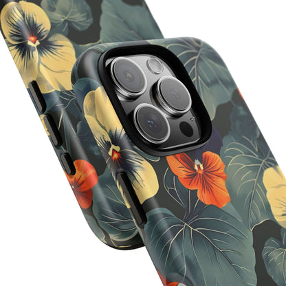 Tough Cases Floral iPhone Case, Tough Phone Cover, Stylish Floral Design, Gift for Her, Summer Vibe, Durable Protective Case