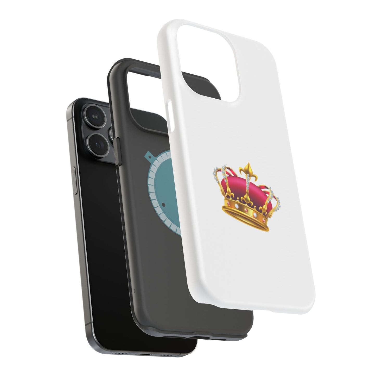 Crown Magnet Phone Cases, Trendy iPhone Covers, Gifts for Her, Birthday Accessories, Unique Custom Cases, Stylish Phone Protection