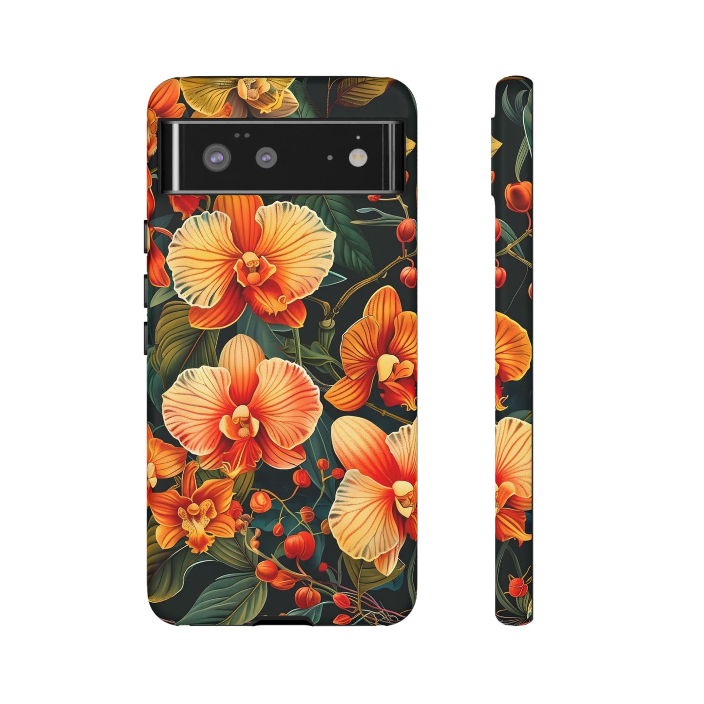Floral Phone Case - Tough Cases, Protective Cover, Gift for Her, Smartphone Accessory, Floral Design, Nature-Inspired