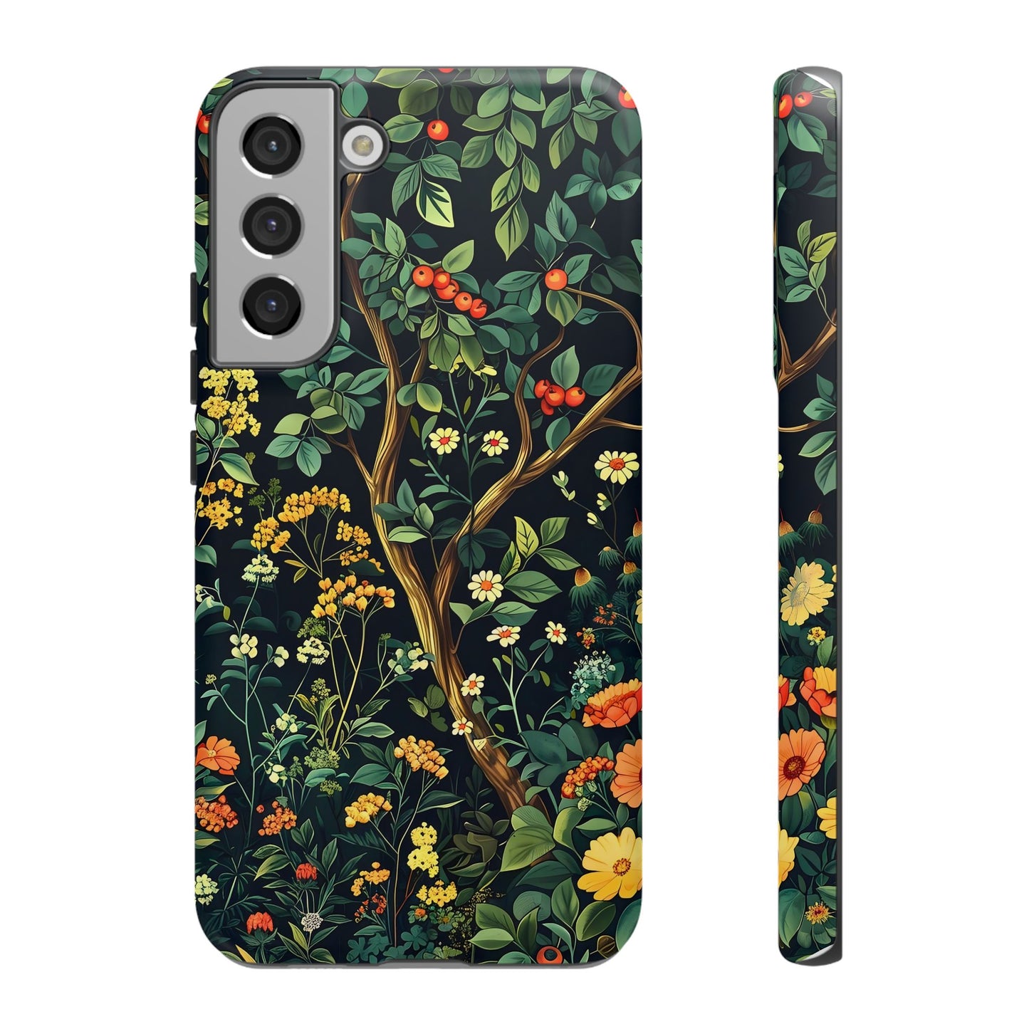 Floral Phone Case - Tough Cases, Colorful Nature Design, Gift for Flower Lovers, Phone Accessory, Unique Cell Phone Cover