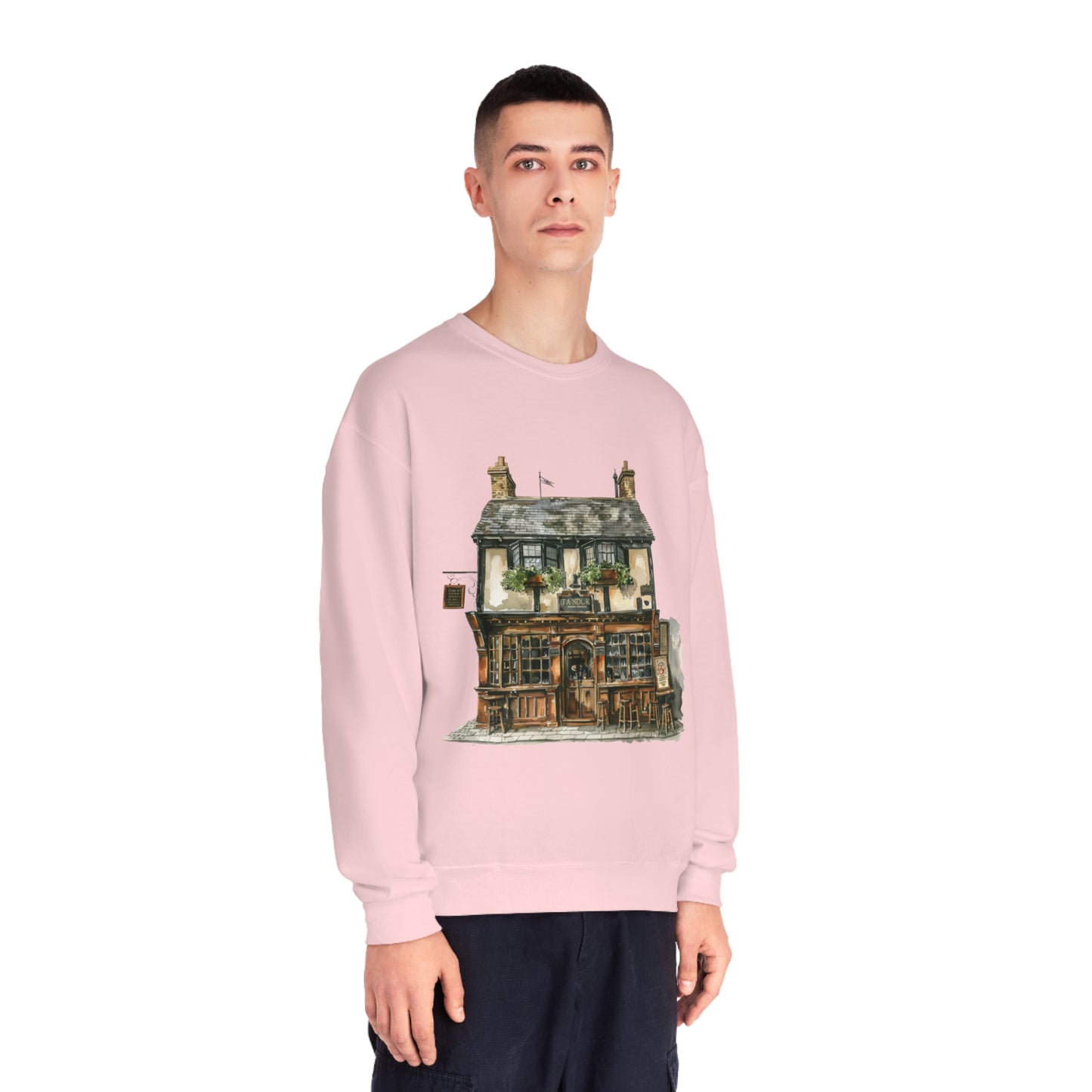 Unisex NuBlend® Crewneck Sweatshirt - Charming British House
