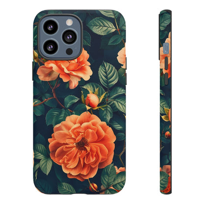 Floral Phone Case, Tough Cases for Nature Lovers, Botanical Design, Phone Protection, Gift for Her, Trending Floral Accessories