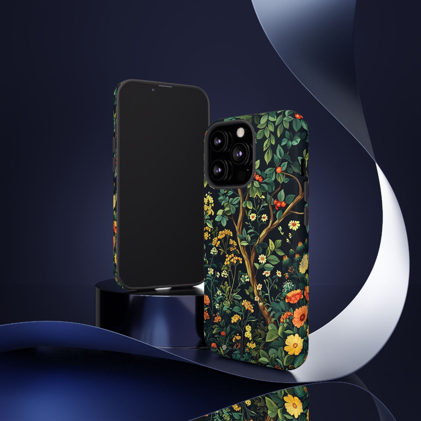Floral Phone Case - Tough Cases, Colorful Nature Design, Gift for Flower Lovers, Phone Accessory, Unique Cell Phone Cover