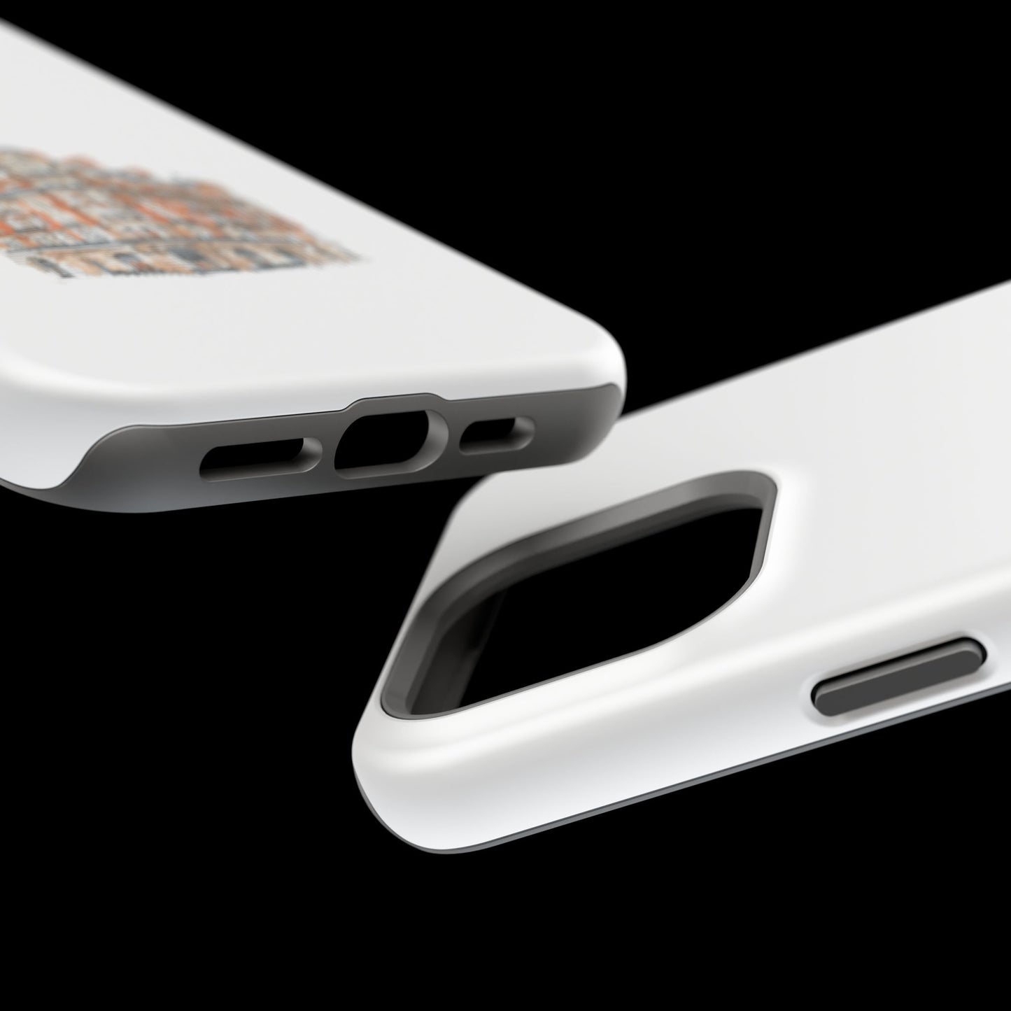 Stylish Magnetic Phone Cases, Unique Design, Urban Art, Customizable Accessories, Great Gift for Phone Lovers