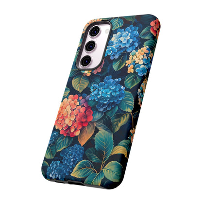 Floral Phone Case, Stylish Tough Case for Gardener Gift, Flower Lover Accessory, Pretty Floral Design, Protective Case