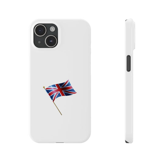 Union Jack Phone Case - Slim Phone Cases for Brits, Travel Lovers, United Kingdom Pride, Gift for Him/Her, National Holidays