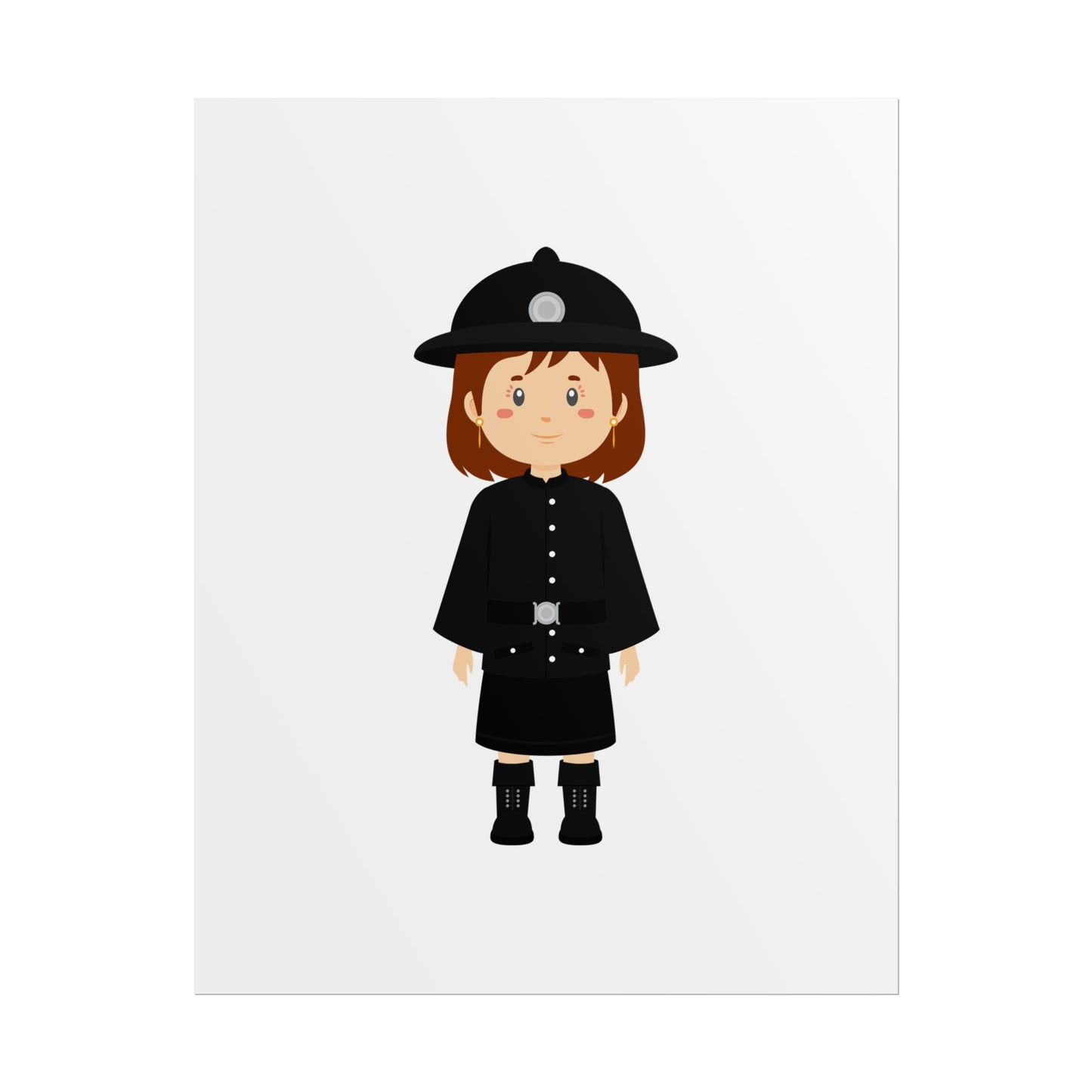 Charming Firefighter Rolled Posters for Kids' Rooms, Playful Wall Art, Fire Safety Decor, Kids' Gifts, Educational Prints