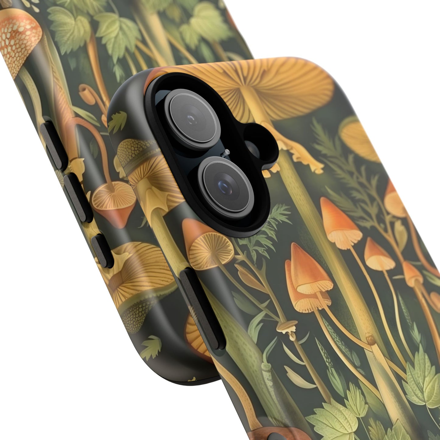 Mushroom Forest iPhone Case, Tough Cases for Nature Lovers, Vibrant Phone Accessories, Unique Gift for Him/Her, Eco-Friendly Style