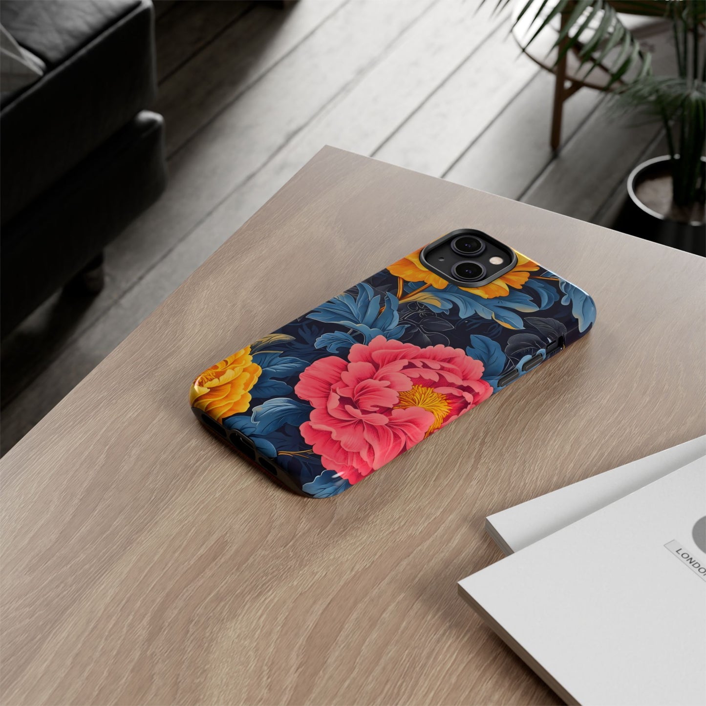 Floral Phone Case, Tough Cases, Stylish Mobile Cover, Gifts for Her, Phone Accessories, Unique Flower Design