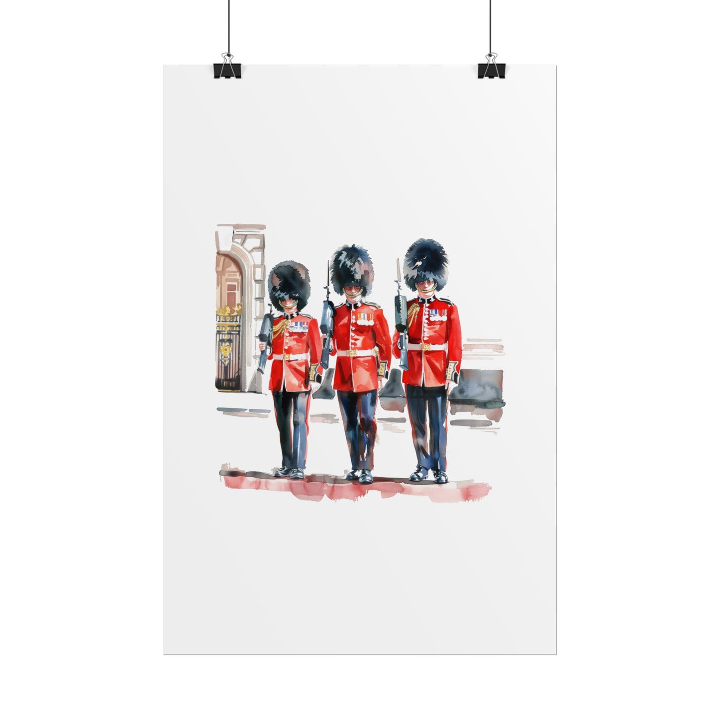 London Guard Roll-Up Posters, British Soldier Art Prints, Home Decor, Travel Gifts, Wall Art for Various Occasions