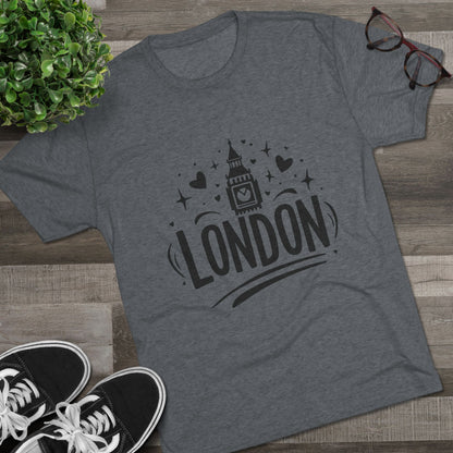 London Cozy Unisex Tri-Blend Crew Tee