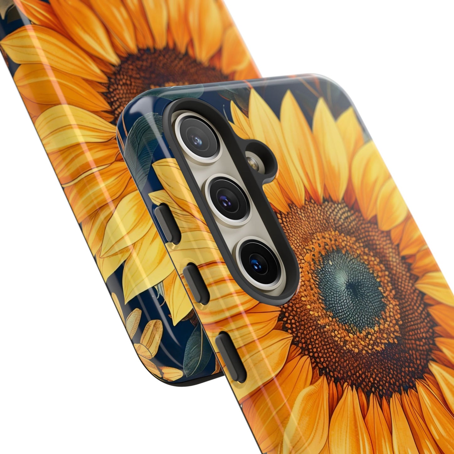 Sunflower Phone Case - Floral Design for Nature Lovers, Cute Spring Accessory, Gift for Her, Eco-Friendly Cover