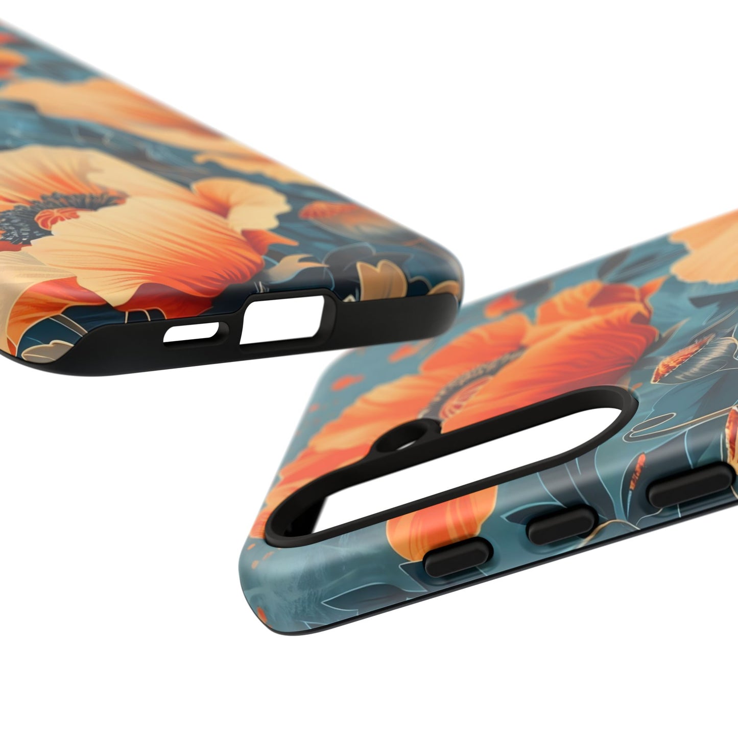 Floral Phone Case, Tough Cases for Protection and Style, Spring Aesthetic, Gift for Her, Phone Accessory for Nature Lovers