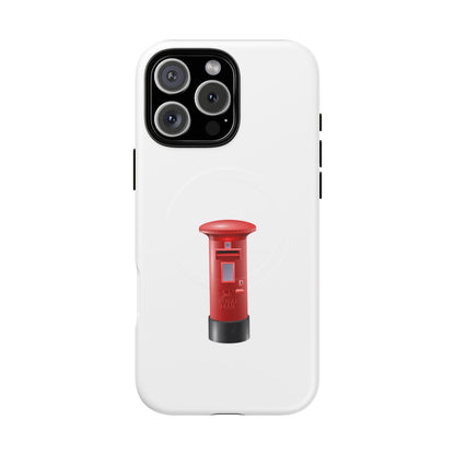 Tough Magnetic Phone Case with Vintage Post Box Design, Durable Protector, Unique Gift, Travel Lover's Accessory, Holiday Present, Red [...]