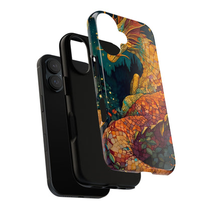 Dragon Art Phone Case, Tough Phone Cover, Fantasy Gift, Unique Mobile Accessory, Dragon Lover Gift, Stylish Protection