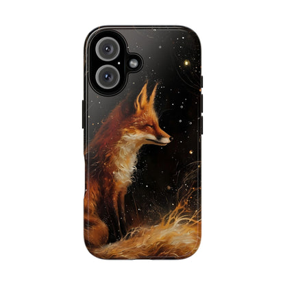 Phone Case with Artistic Fox Design, Cozy Gift for Nature Lovers, Cute Animal Case for Holiday, Unique Decorative Cover