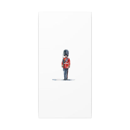 Royal Guard Canvas Art Print, British Soldier Wall Decor, Home Decoration, Gift for History Lovers, Art for Offices, Unique Wall Gallery