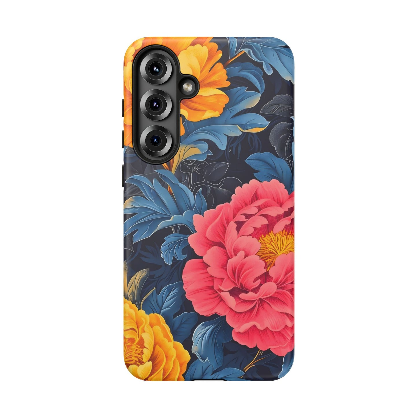 Floral Phone Case, Tough Cases, Stylish Mobile Cover, Gifts for Her, Phone Accessories, Unique Flower Design
