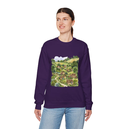 Unisex Heavy Blend™ Crewneck Sweatshirt - Charming British Nature