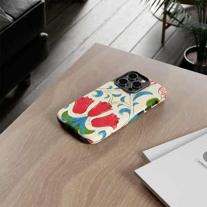 Floral Phone Case - Tough Cases | Stylish Protection, Gift for Her, Boho Phone Cover, Spring Accessory, Cute Tech