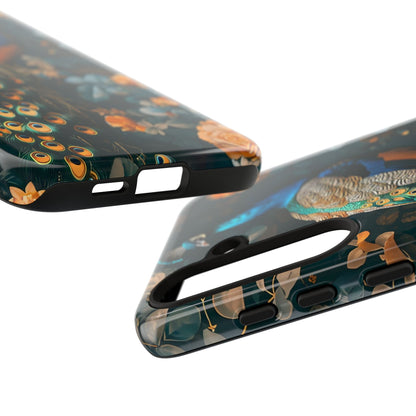 Peacock Phone Case - Elegant Floral Design, Tough Case for Protection, Unique Gift for Nature Lovers, Stylish Accessory, Eco-Friendly