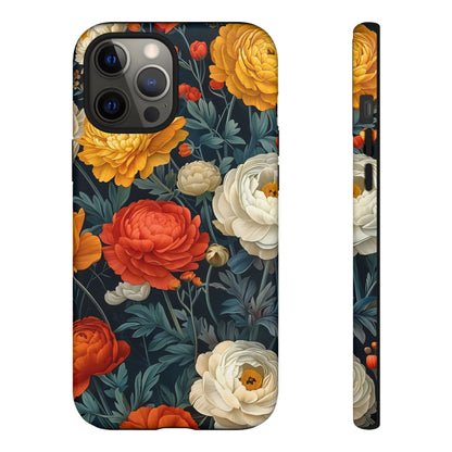 Floral Tough Case for Phones | Durable Floral Phone Cover, Boho Chic, Unique Gift for Her, Phone Protection, Flower Design