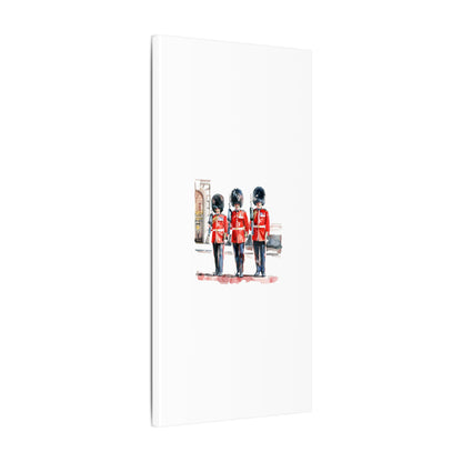 Royal Guards Canvas Print, British Wall Art, Home Decor, Unique Gift, London Culture
