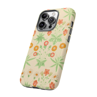 Floral Tough Cases | Stylish Phone Cover, Durable Protective Case, Gift for Her, Spring Accessories, Nature Lover