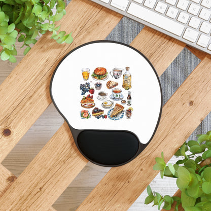 Artistic Mouse Pad With Wrist Rest