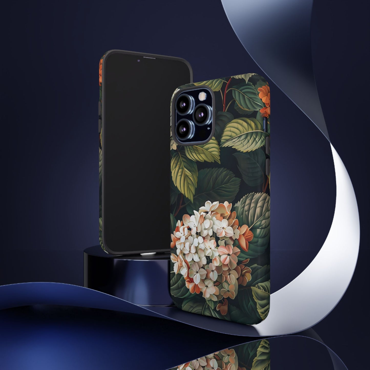 Floral Phone Case - Tough Cases, Nature Lover Gift, Floral Design, Botanical Phone Cover, Stylish Cellphone Accessory, Mother's Day Gift