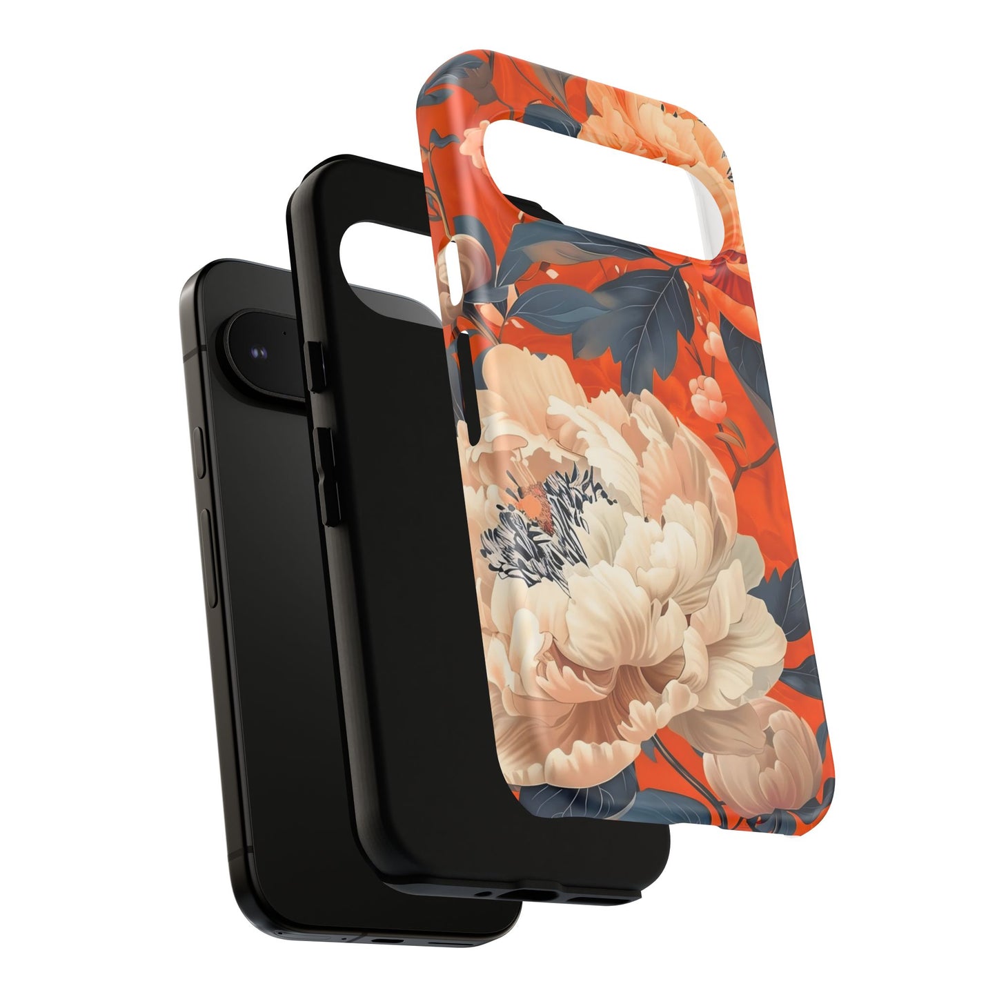 Floral Tough Case, Durable Floral Phone Case, Stylish Protection Case, Gift for Her, Spring Accessories, Mother’s Day Gift