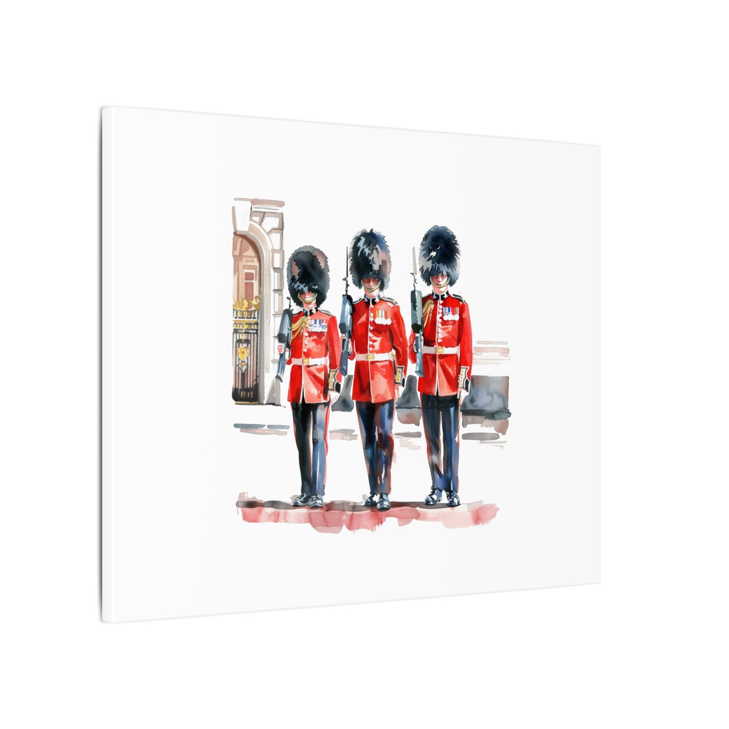 Royal Guards Canvas Print, British Wall Art, Home Decor, Unique Gift, London Culture
