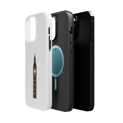 Big Ben Magnetic Phone Case, Unique Tough Phone Case, London Gift, Trendy Accessory, Travel Souvenir, Personalized Case