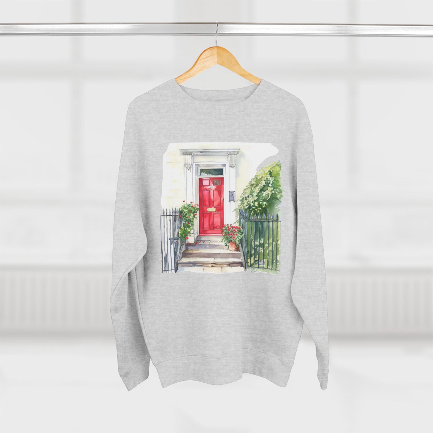 Unisex Crewneck Sweatshirt - Street London Aesthetics Urban Charm and Classic City Vibes
