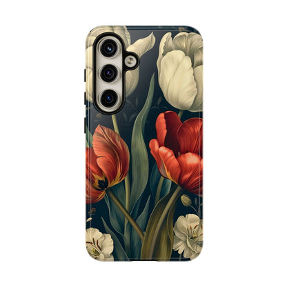 White Flower Tough Cases