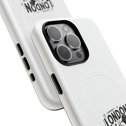 London Pigeon Rule Magnetic Phone Case, Tough Phone Cover, Gift for London Lovers, Unique Phone Accessories, Stylish Protection