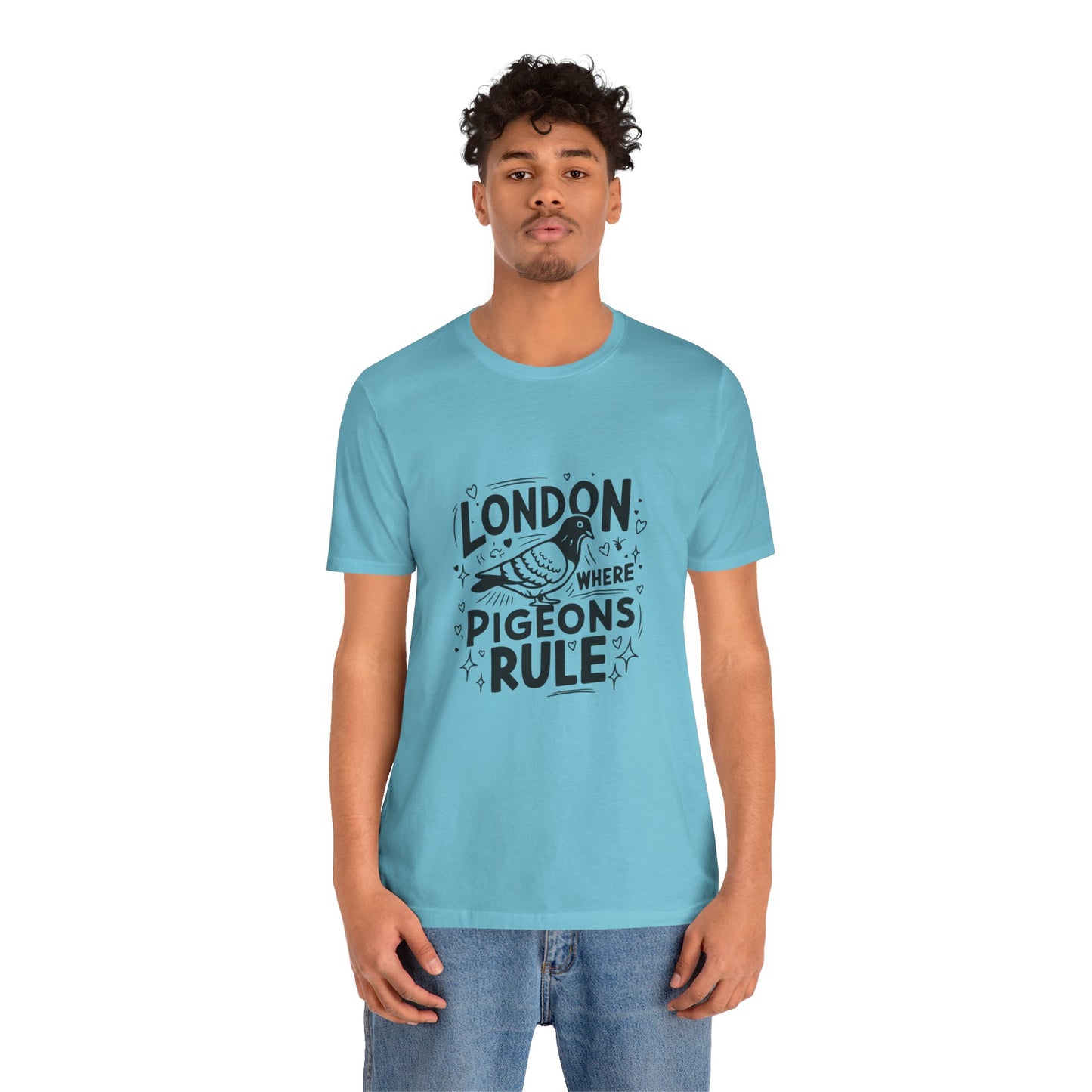 Unisex Jersey Short Sleeve Tee - London Where Pigeons Rule