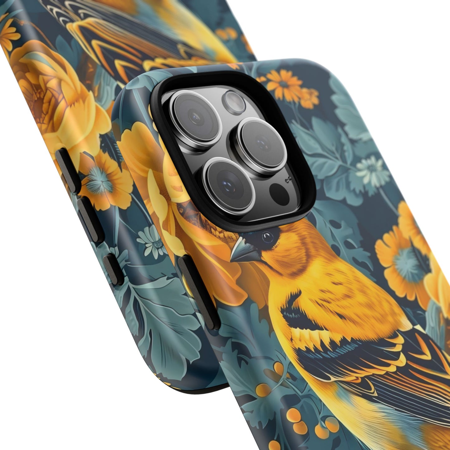 Colorful Bird Phone Case, Floral Tough Phone Cover for Bird Lovers, Eco-Friendly Mobile Shell, Gift for Nature Enthusiasts, Custom [...]