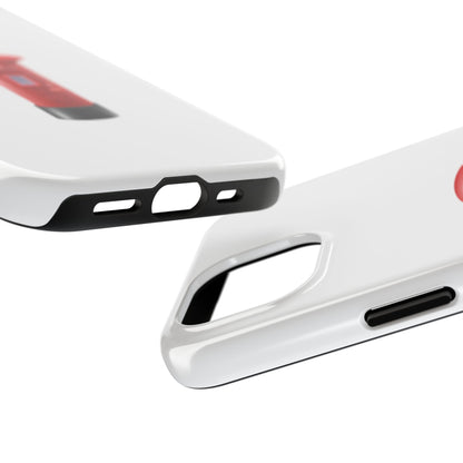 Red Mailbox Tough Phone Case, Durable Phone Cover, Unique Gift, Post Office Style, Trendy Phone Accessory