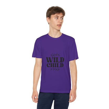 Wild Child -Youth Competitor Tee - Playful Athletic Shirt for Adventurous Kids