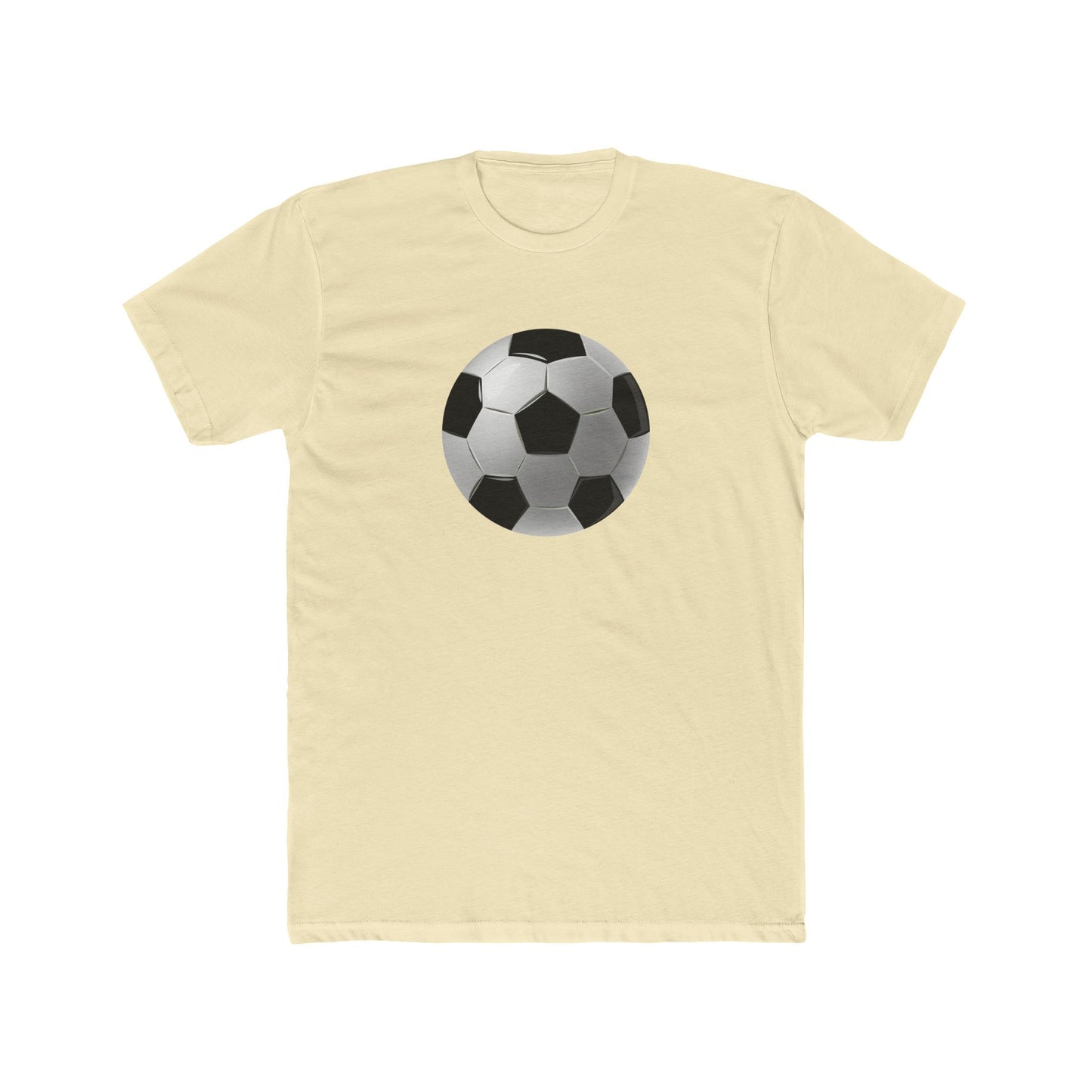 Dynamic Football Design - Sports Passion and Energetic Unisex Cotton Crew Tee