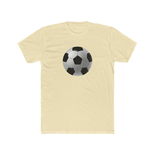 Dynamic Football Design - Sports Passion and Energetic Unisex Cotton Crew Tee