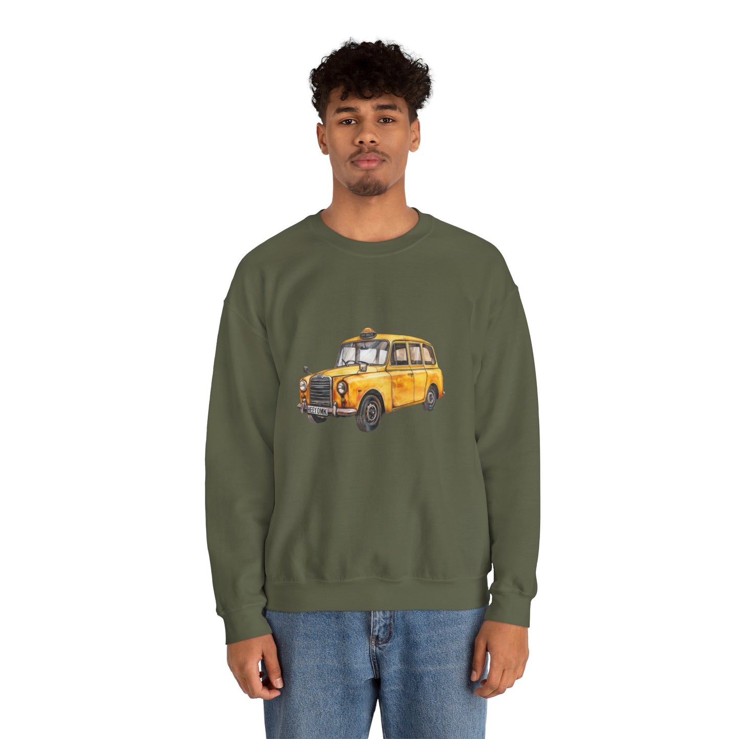 Unisex Heavy Blend™ Crewneck Sweatshirt Classy - British Vintage Car