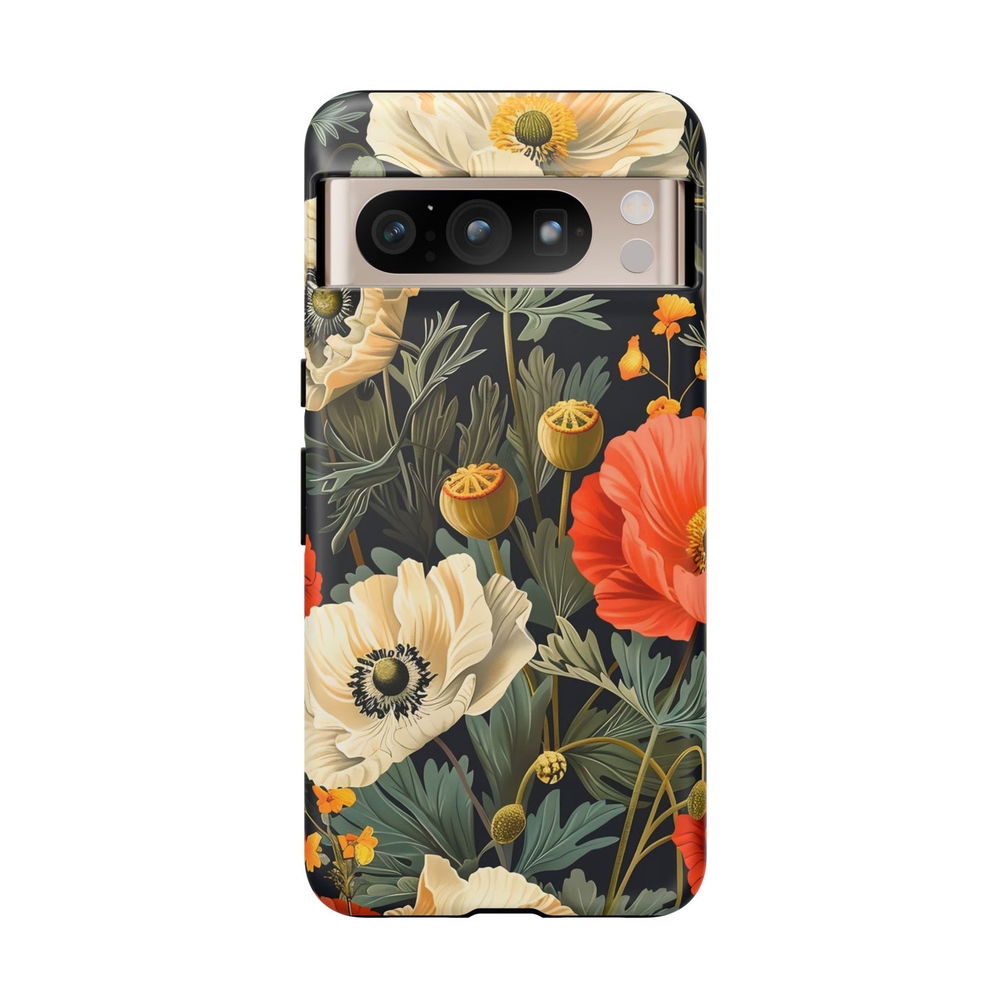 Floral Phone Case - Tough Cases with Vibrant Garden Design, Phone Accessory, Gift for Her, Spring Style, Nature Lover