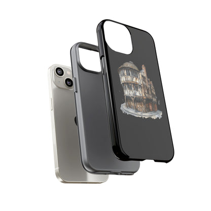 Stylish Phone Case featuring Unique Building Design, Art Lover Gift, Durable Phone Cover, Trendy Gadget Accessory, Unique Gift for Her